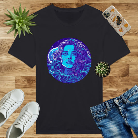Aquarius Cosmic Wave T-Shirt