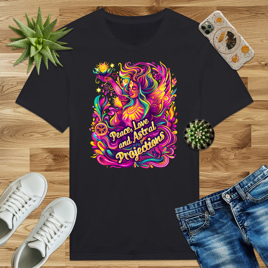 Aquarius: Peace, Love, and Astral Projections T-shirt
